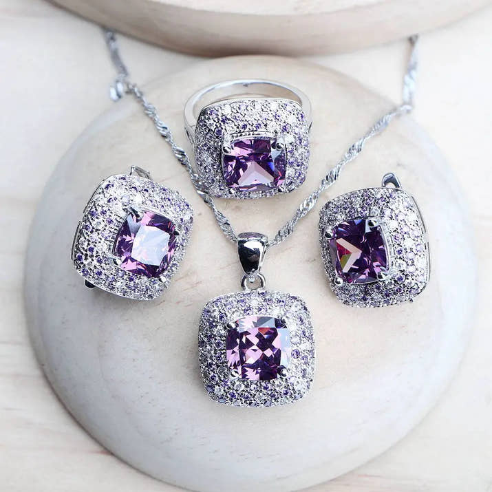 Purple Majesty Jewelry Set