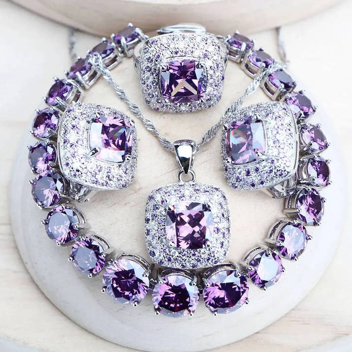 Purple Majesty Jewelry Set