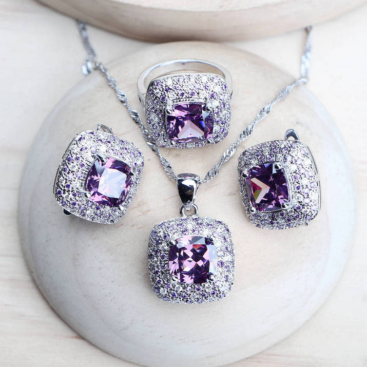 Purple Majesty Jewelry Set