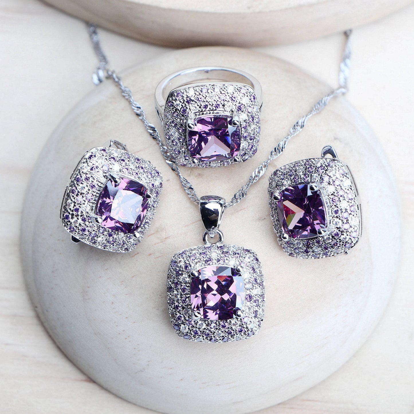 Purple Majesty Jewelry Set