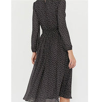 Long Sleeved Round Neck Dresse