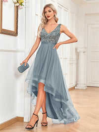 Evening Dresses Luxury V-neck