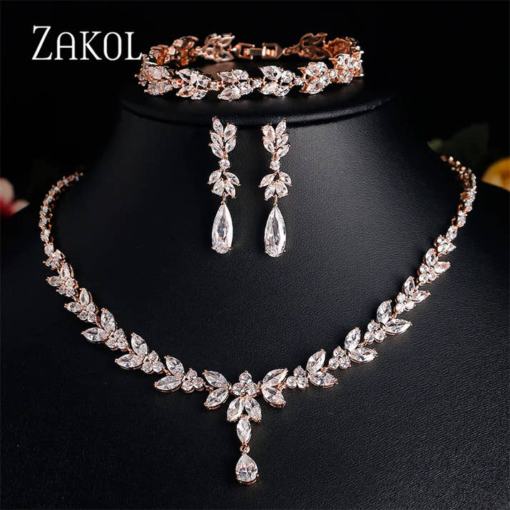 Royal Leaf Jewelry Set