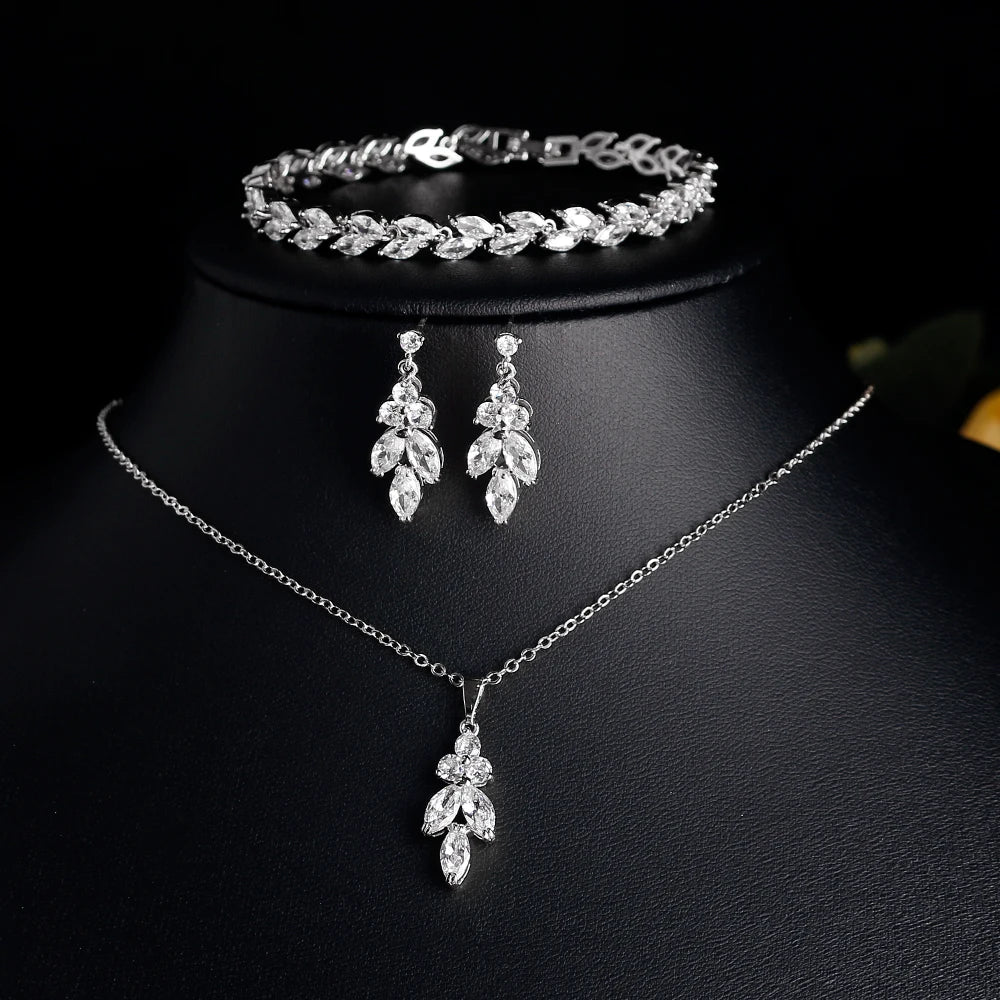Royal Leaf Jewelry Set