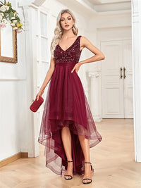 Evening Dresses Luxury V-neck
