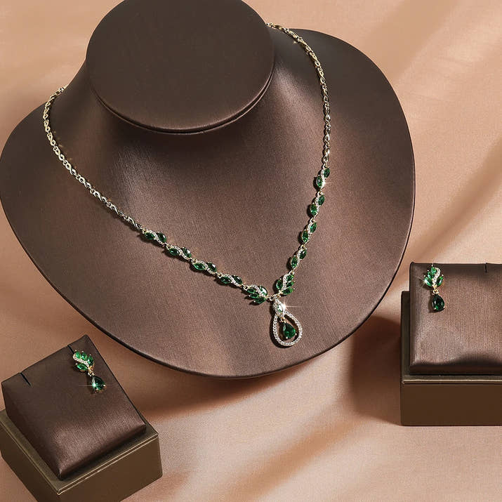 Royal Leaf Jewelry Set