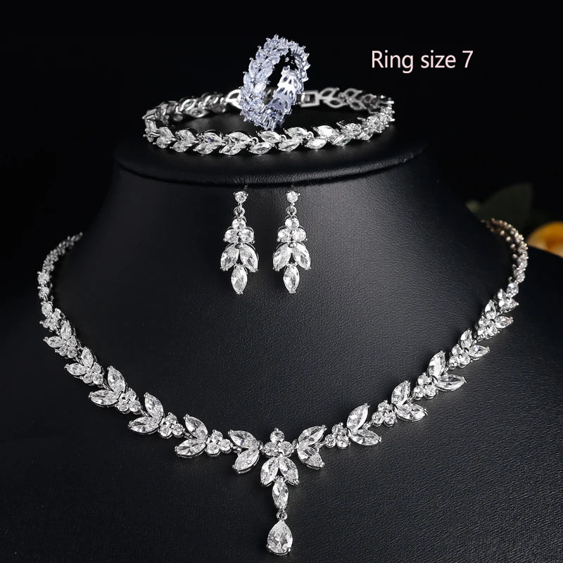 Royal Leaf Jewelry Set