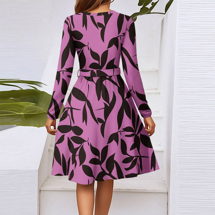 Women'S Fashion V-Neck Long Sleeve